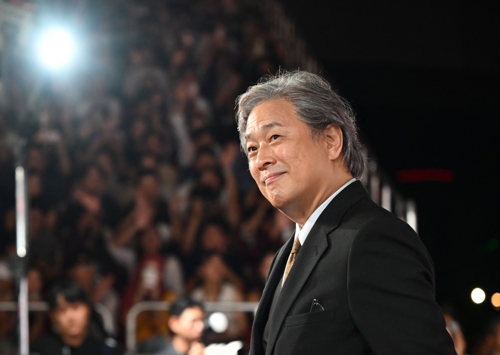 South Korean director Park Chan-wook arrives on the red carpet during the opening ceremony of the 30th Busan International Film Festival (BIFF) at the Busan Cinema Center in Busan on September 17, 2025. (Photo by Jung Yeon-je / AFP)