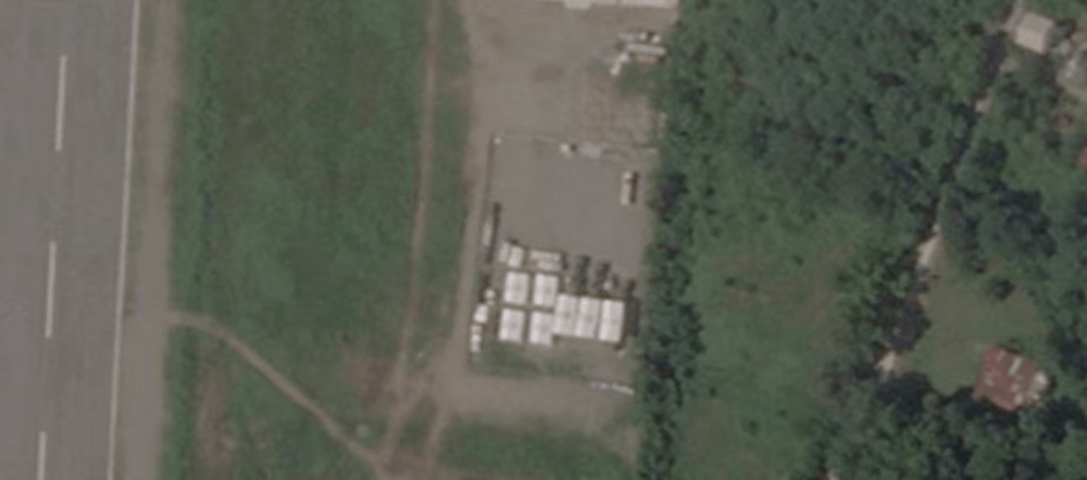A view of the Typhon missile system at Laoag International Airport, in Laoag, Philippines, September 18, 2024, in this satellite image. 2024 Planet Labs Inc./Handout via REUTERS/File Photo A view of the Typhon missile system at Laoag International Airport, in Laoag, Philippines, September 18, 2024, in this satellite image. 2024 Planet Labs Inc./Handout via REUTERS/File Photo