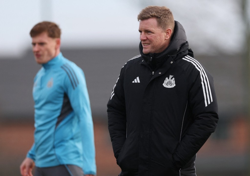 Eddie Howe says the visit of Barcelona is a 'massive' game in club history.  REUTERS