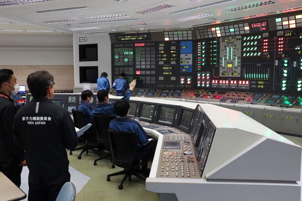 Photo by STR / JAPAN POOL / JIJI PRESS / AFP  This photo shows the reactor startup procedure for Unit 6 at the Tokyo Electric Power Company Kashiwazaki-Kariwa Nuclear Power Plant's central control room in Kariwa Village, Niigata Prefecture on January 21, 2026.