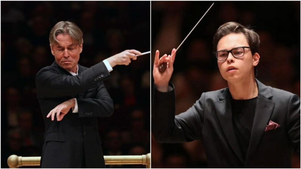 Esa-Pekka Salonen and Tarmo Peltokoski.
