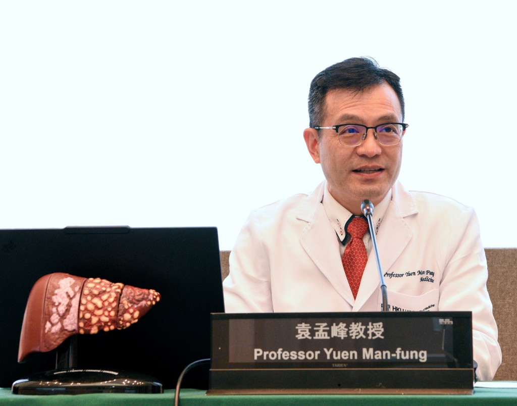 Lead researcher Yuen Man-fung, chair professor and chief of the Division of Gastroenterology and Hepatology at HKU Lead researcher Yuen Man-fung, chair professor and chief of the Division of Gastroenterology and Hepatology at HKU