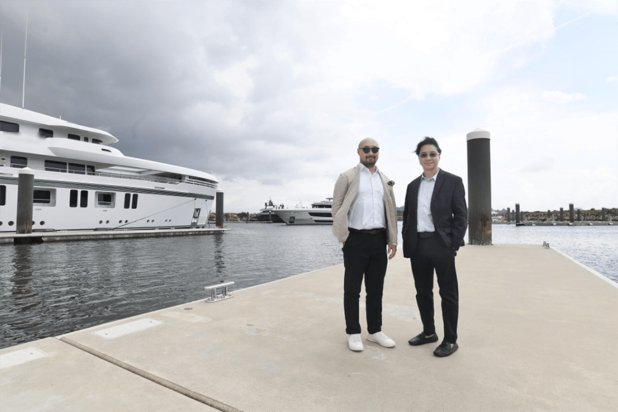 Alex Lee (left) and Tommy Ho Wai-lok (right) say the policy is expected to entice more mainlanders to purchase and berth their vessels in the city.