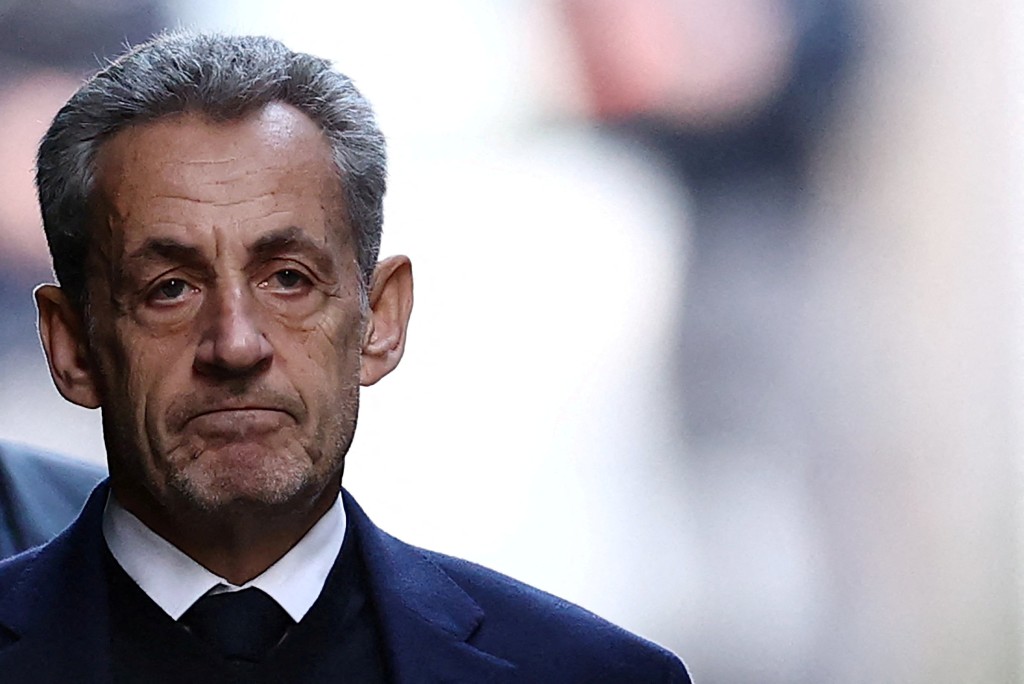 Former French President Nicolas Sarkozy leaves his house on the day of his incarceration at the Sante prison to begin his five-year prison sentence for criminal conspiracy over attempts to raise campaign funds from Libya, in Paris, France, October 21, 2025. (Reuters)