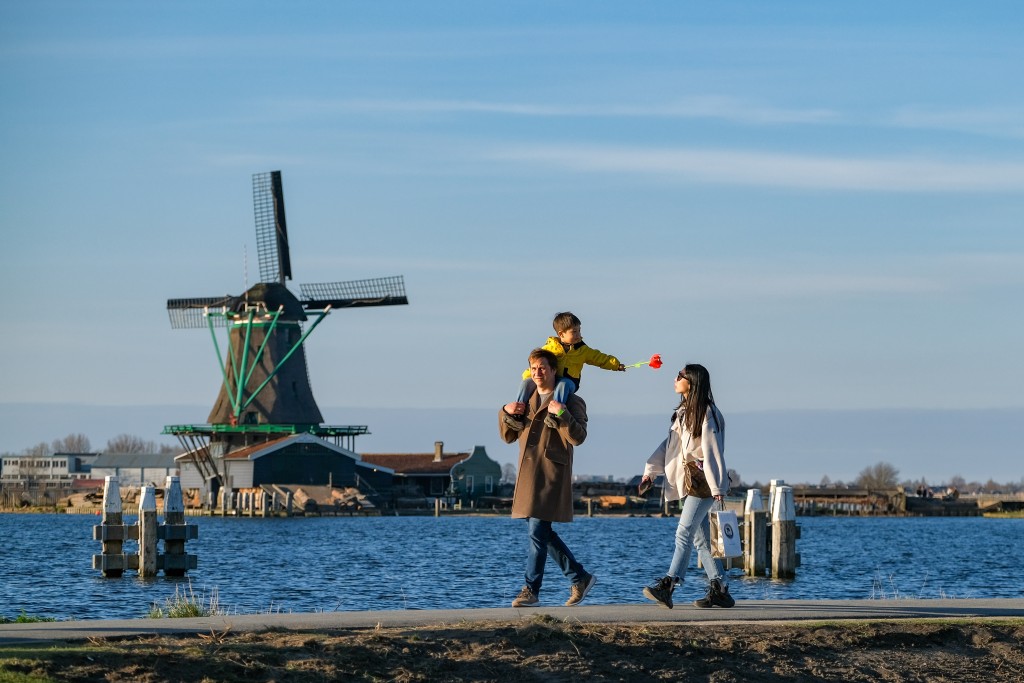 The Windmill at Zaanse Schans. Xinhua