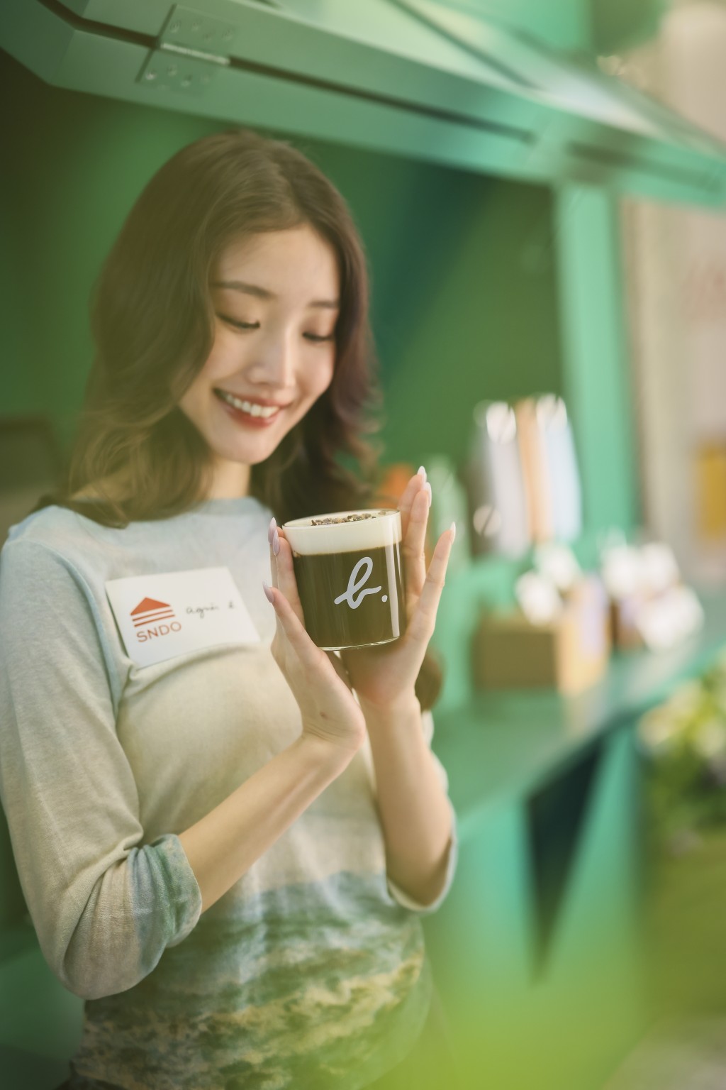 Nuage de Lavande, a lavender-infused coffee created by Taiwanese barista champion Van Lin Dong-yuan.