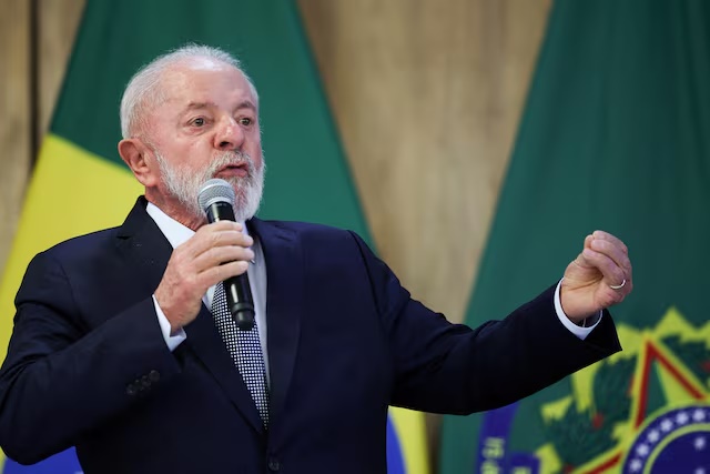 Brazil's President Luiz Inacio Lula da Silva speaks during a meeting at the Planalto Palace in Brasilia, Brazil, March 18, 2025. REUTERS/Adriano Machado/File Photo Brazil's President Luiz Inacio Lula da Silva speaks during a meeting at the Planalto Palace in Brasilia, Brazil, March 18, 2025. REUTERS/Adriano Machado/File Photo