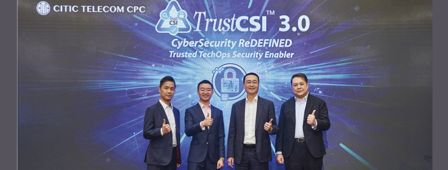 CITIC Telecom CPC recently launched AI-powered TrustCSI™ 3.0 Cybersecurity Suites
