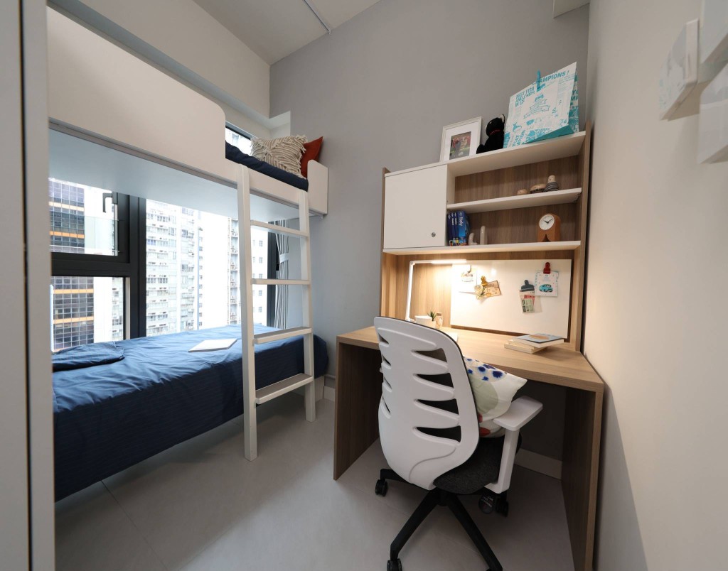 Triple Room with monthly rates starting at HK$9,000 per bed. Hollywood Residence