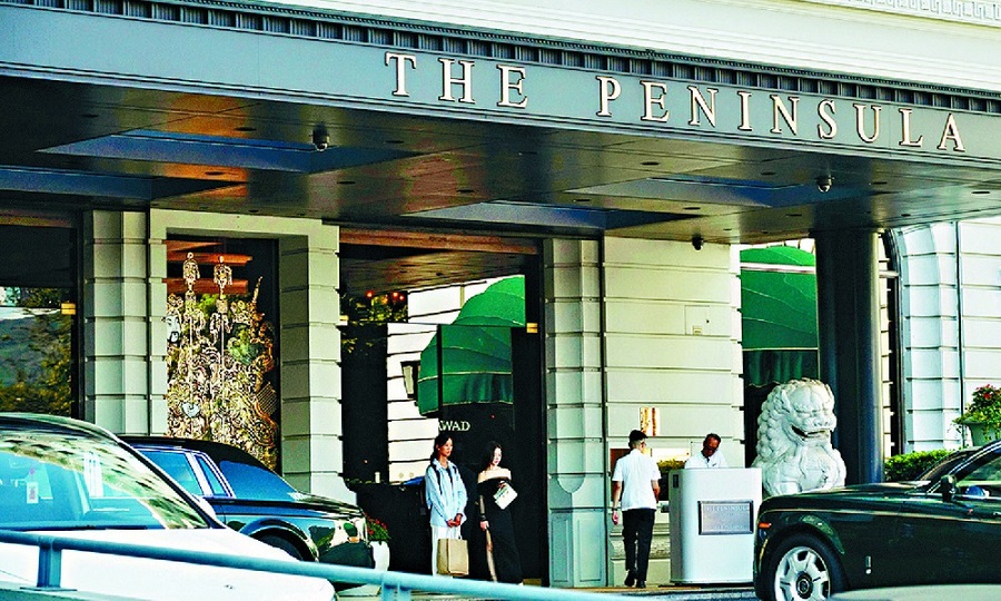 The Peninsula Hong Kong in Tsim Sha Tsui. SING TAO
