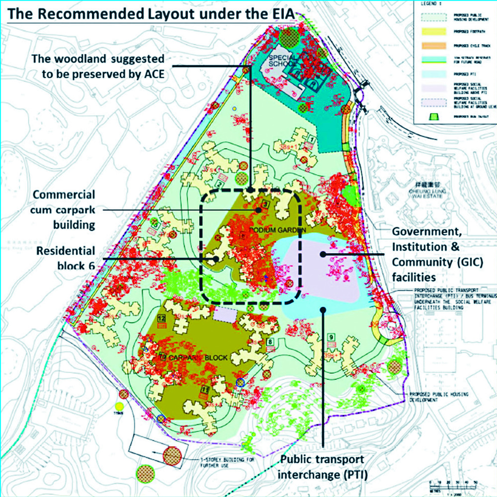 Conditional approval was given to the housing development plan on the Fanling Golf Course after an assessment of its environmental impact. Conditional approval was given to the housing development plan on the Fanling Golf Course after an assessment of its environmental impact.