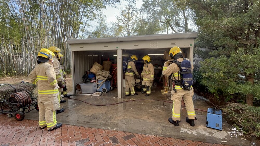 Pack Lok Fire Fire in Lai Chi Kok Park storage container, no injuries