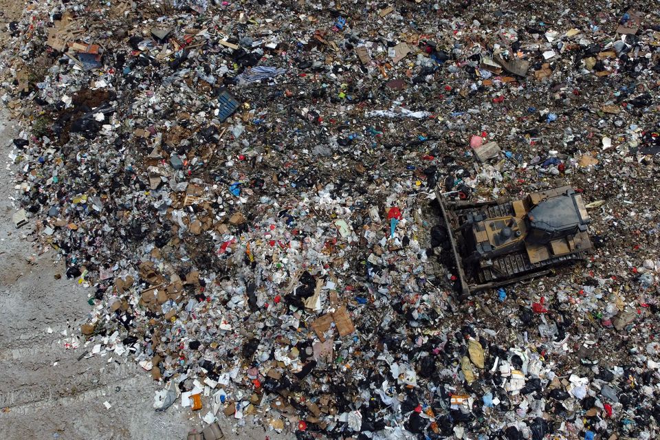 West New Territories Landfill during the coronavirus disease (Covid-19) pandemic, in Hong Kong. (Reuters) West New Territories Landfill during the coronavirus disease (Covid-19) pandemic, in Hong Kong. (Reuters)