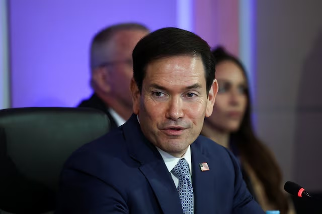 U.S. Secretary of State Marco Rubio attends the ASEAN Post-Ministerial Conference with U.S. on the sidelines of the ASEAN Foreign Ministers' Meeting at the Philippine International Convention Center in Pasay, Metro Manila, Philippines, July 22, 2026. REUTERS/Eloisa Lopez/Pool