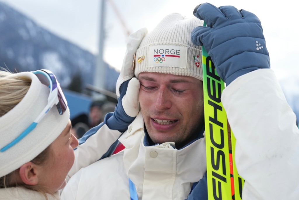 Sturla Holm Laegreid confessed live on television to an affair. AP