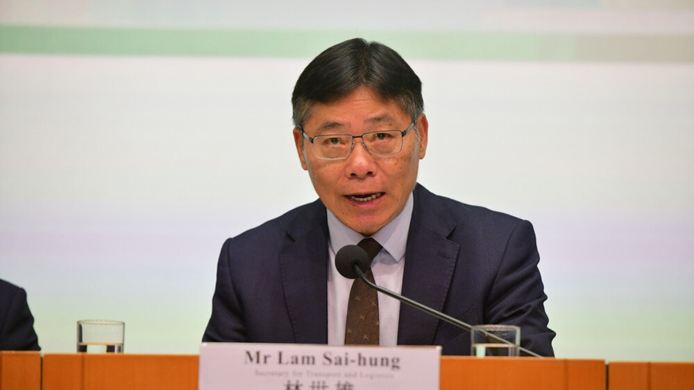 Secretary for Transport and Logistics Lam Sai-hung. Secretary for Transport and Logistics Lam Sai-hung.