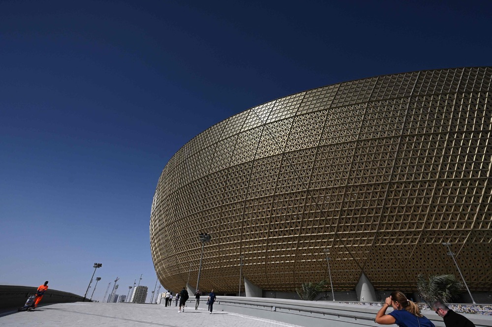 Lusail Stadium is one of the venues in Qatar, which hosts the World Cup won by France in 2018. AP, AFP, REUTERS Lusail Stadium is one of the venues in Qatar, which hosts the World Cup won by France in 2018. AP, AFP, REUTERS