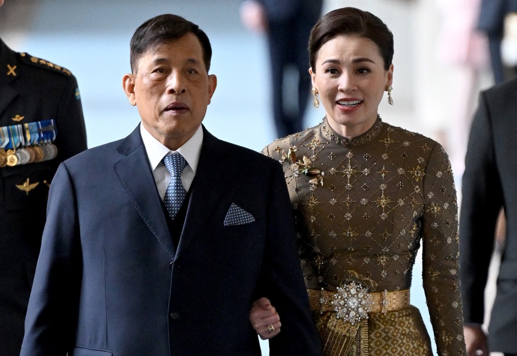 Thai King Rama X and Queen Suthida. AFP