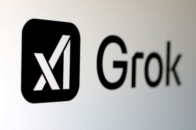 xAI and Grok logos are seen in this illustration taken, February 16, 2025. REUTERS/Dado Ruvic/Illustration/File Photo