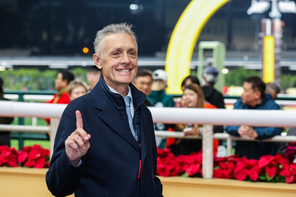 Mark Newnham has three runners in Sunday's Hong Kong Classic Mile - Invincible Ibis, Infinite Resolve and Lucky Sam Gor. 