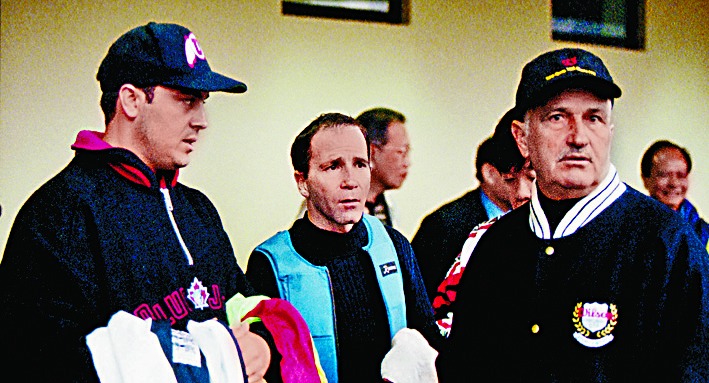 Hailing from a three-generation racing dynasty, Fownes took over the stable from his father, Lawrie Fownes, first right, in the 2003/04 racing season.