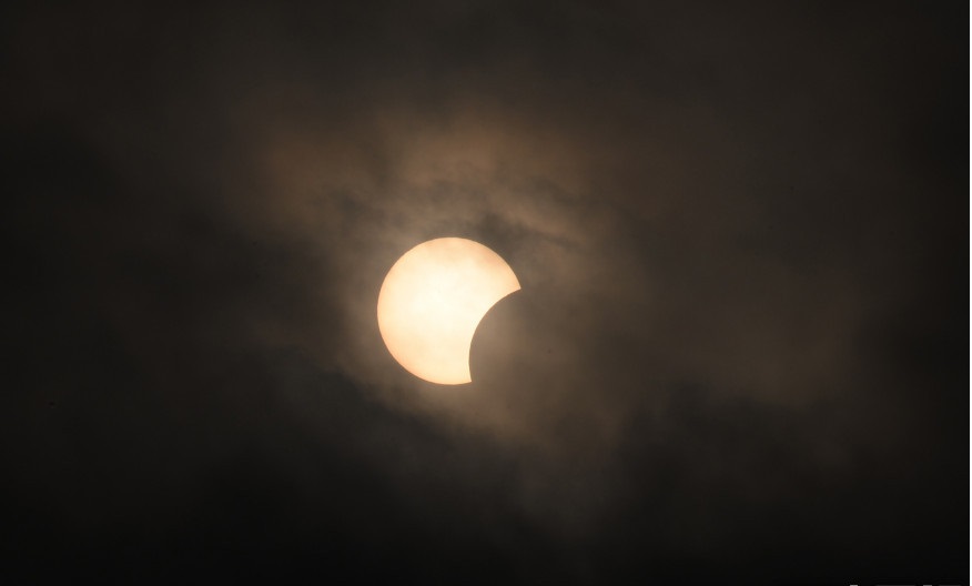Partial solar eclipse occurs Sunday