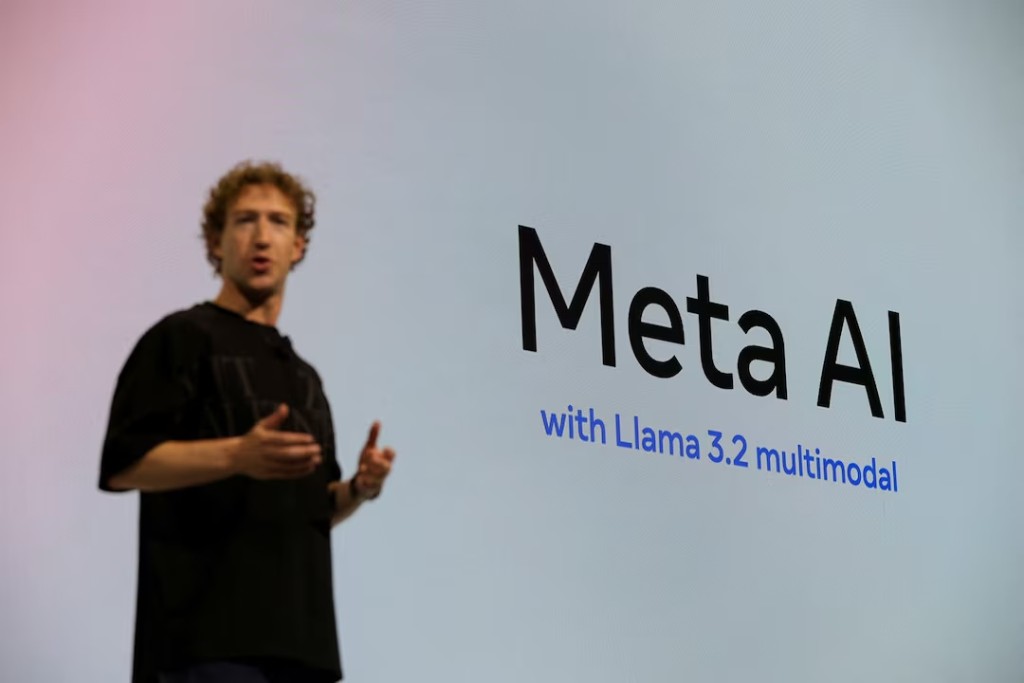 Meta CEO Mark Zuckerberg makes a keynote speech during the Meta Connect annual event, at the company's headquarters in Menlo Park, California, U.S. September 25, 2024. REUTERS/Manuel Orbegozo/File Photo