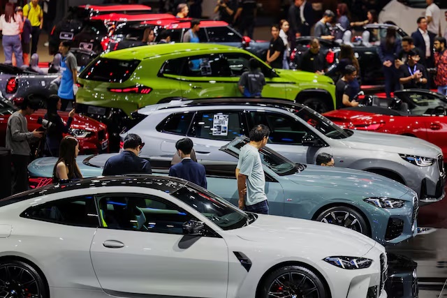 General view of the 46th Bangkok International Motor Show in Bangkok, Thailand, March 24, 2025. REUTERS/Chalinee Thirasupa/File Photo General view of the 46th Bangkok International Motor Show in Bangkok, Thailand, March 24, 2025. REUTERS/Chalinee Thirasupa/File Photo