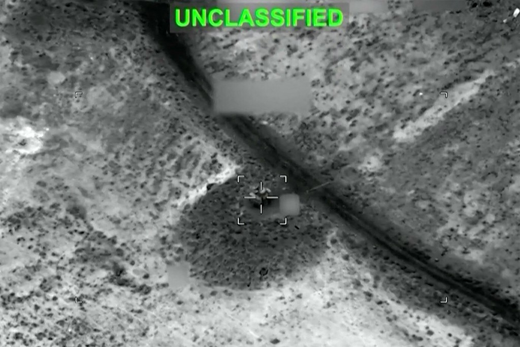 Photo by - / AFPTV / AFP  This screen grab taken from video footage shared by the US Central Command on social media platform X and made available via AFPTV on July 13, 2026 purportedly shows US strikes against Iranian military installations.