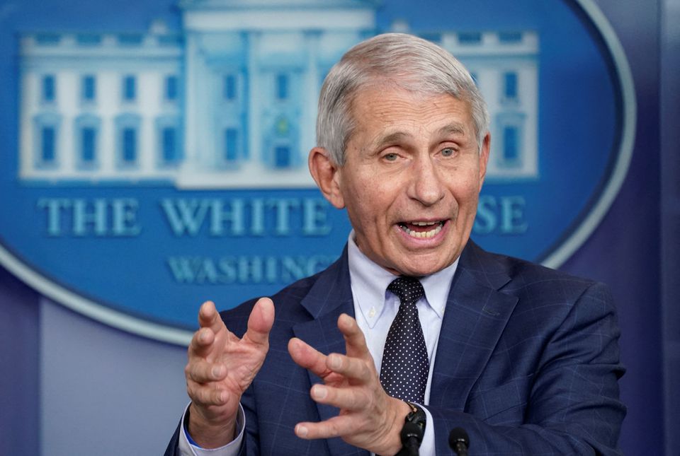 Dr. Anthony Fauci speaks about the Omicron coronavirus variant during a press briefing at the White House in Washington, U.S. (Reuters) Dr. Anthony Fauci speaks about the Omicron coronavirus variant during a press briefing at the White House in Washington, U.S. (Reuters)