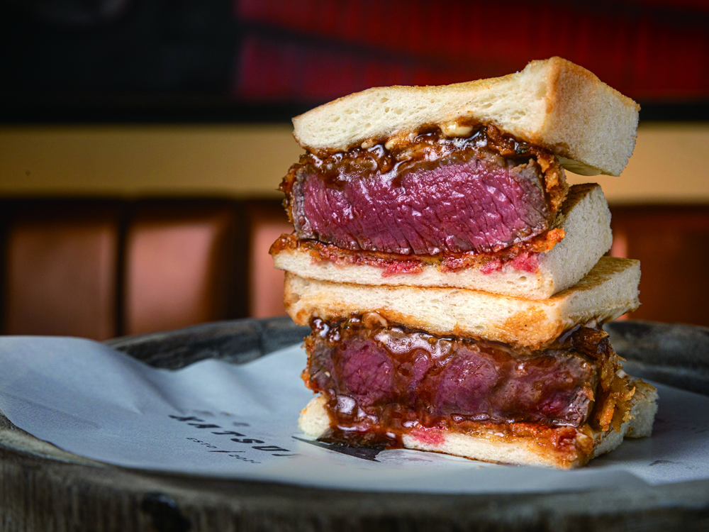 Wagyu Sando and Chilean Sea Bass Sando 