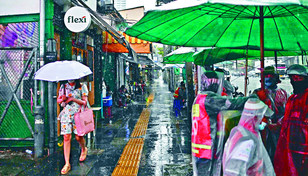 Projections consistently show that low-lying Bangkok risks being inundated by the sea before the end of the century. AFP Projections consistently show that low-lying Bangkok risks being inundated by the sea before the end of the century. AFP