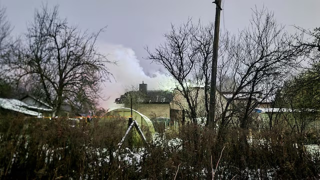 Smoke billows following a DHL cargo plane crash in Vilnius, Lithuania, November 25, 2024. (Reuters) Smoke billows following a DHL cargo plane crash in Vilnius, Lithuania, November 25, 2024. (Reuters)