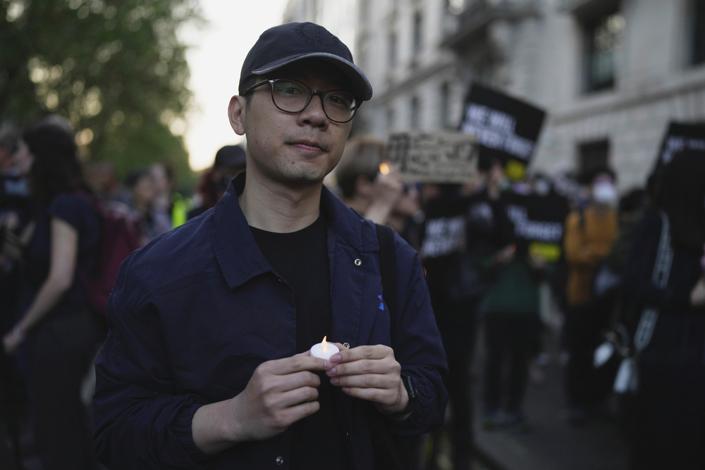 Nathan Law in London on June 4. AP Nathan Law in London on June 4. AP