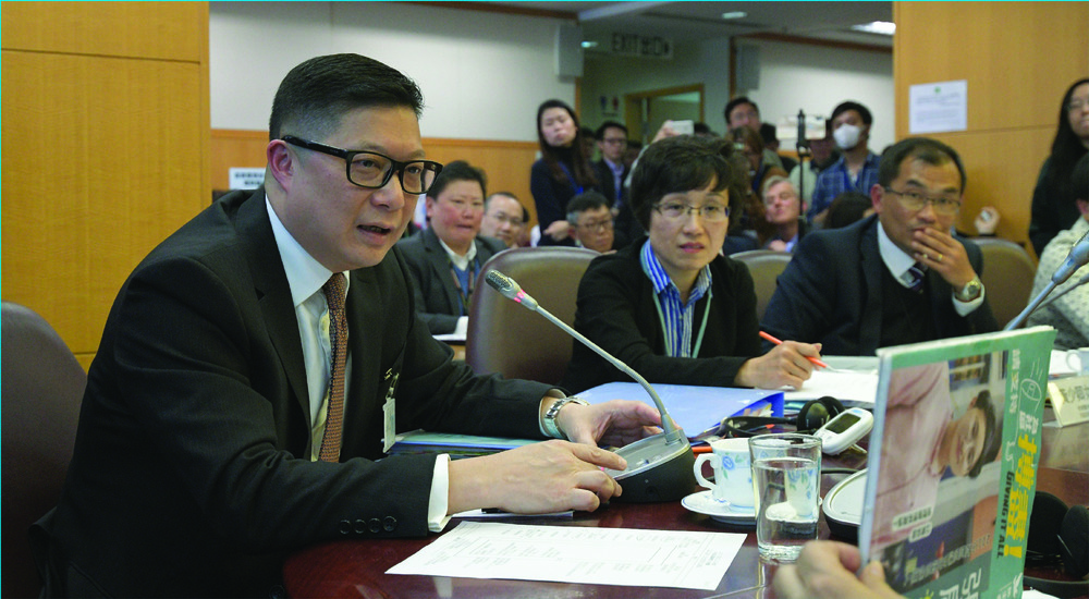 Police commissioner Chris Tang performed well in the lions' den. Police commissioner Chris Tang performed well in the lions' den.