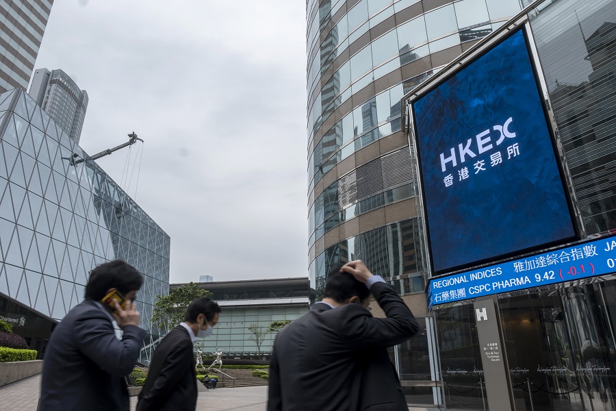 Turnover hit a four-month high as investors cashed out on gains. BLOOMBERG Turnover hit a four-month high as investors cashed out on gains. BLOOMBERG