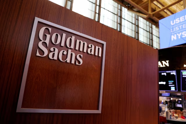 The logo for Goldman Sachs is seen on the trading floor at the New York Stock Exchange (NYSE) in New York City, New York, U.S. (Reuters) The logo for Goldman Sachs is seen on the trading floor at the New York Stock Exchange (NYSE) in New York City, New York, U.S. (Reuters)