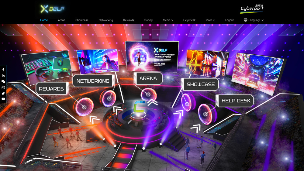 Cyberport will organise the Digital Entertainment Leadership Forum from December 11 to 12. Cyberport will organise the Digital Entertainment Leadership Forum from December 11 to 12.