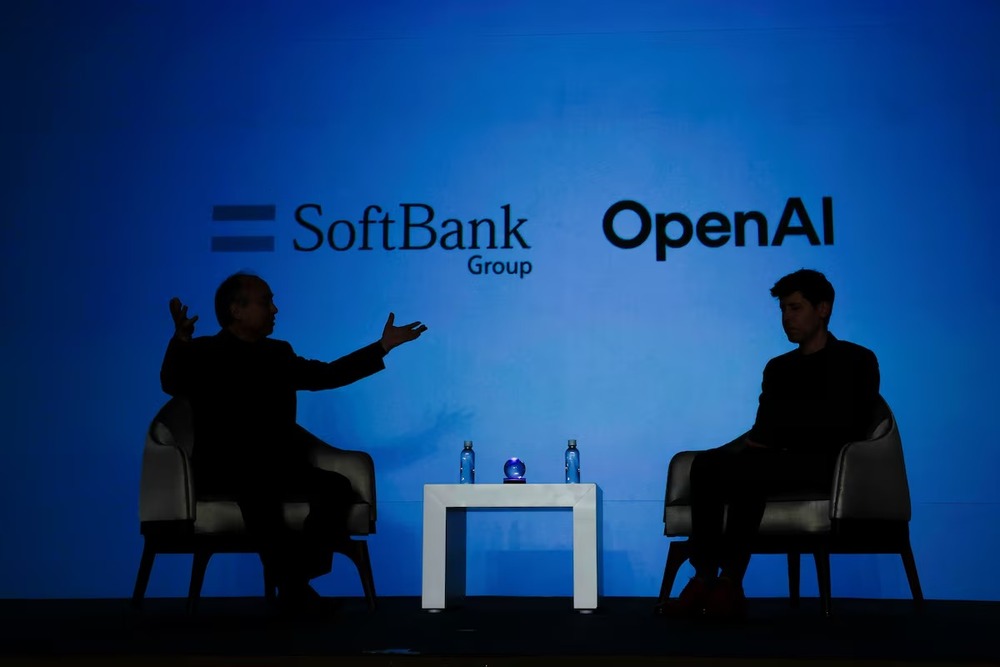 SoftBank CEO Masayoshi Son and OpenAI CEO Sam Altman attend an event to pitch AI for businesses in Tokyo, Japan February 3, 2025. REUTERS SoftBank CEO Masayoshi Son and OpenAI CEO Sam Altman attend an event to pitch AI for businesses in Tokyo, Japan February 3, 2025. REUTERS
