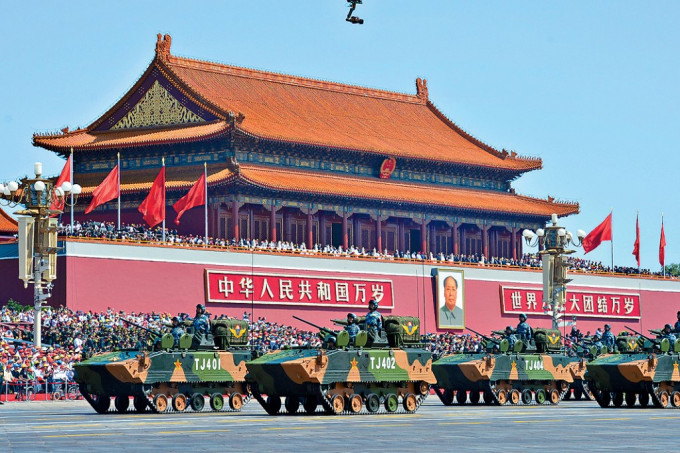 Chinese troops will parade through Beijing's Tiananmen Square alongside aircraft flypasts and high-tech weaponry to mark 80 years since the end of World War II. (File)