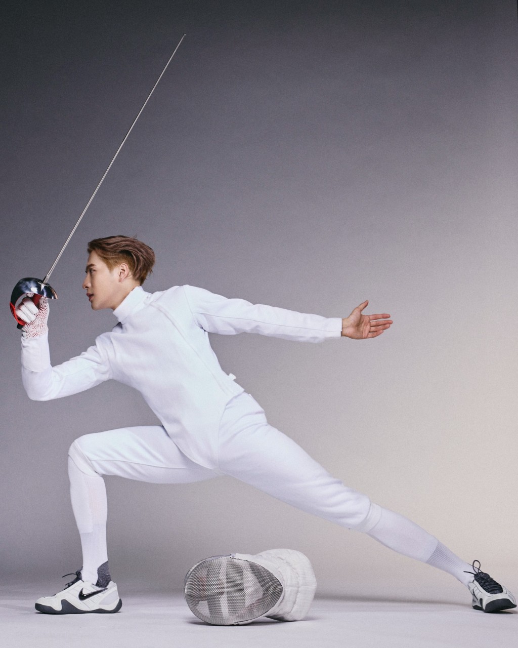 Wang returned to the fencing arena, saying he could never leave the sport he grew up with.