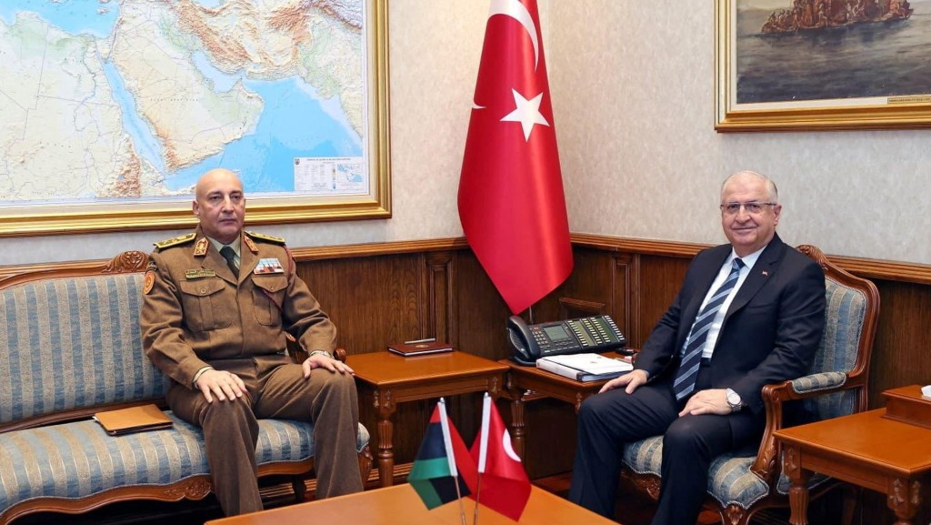 Turkish Defence Minister meets with Libya's army chief of staff Mohammed Ali Ahmed Al-Haddad in Ankara. Reuters