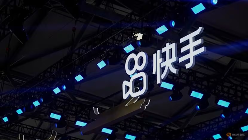 The logo of online video service operator Kuaishou Technology is seen at a trade conference in China. (Photo: Reuters/Aly Song)