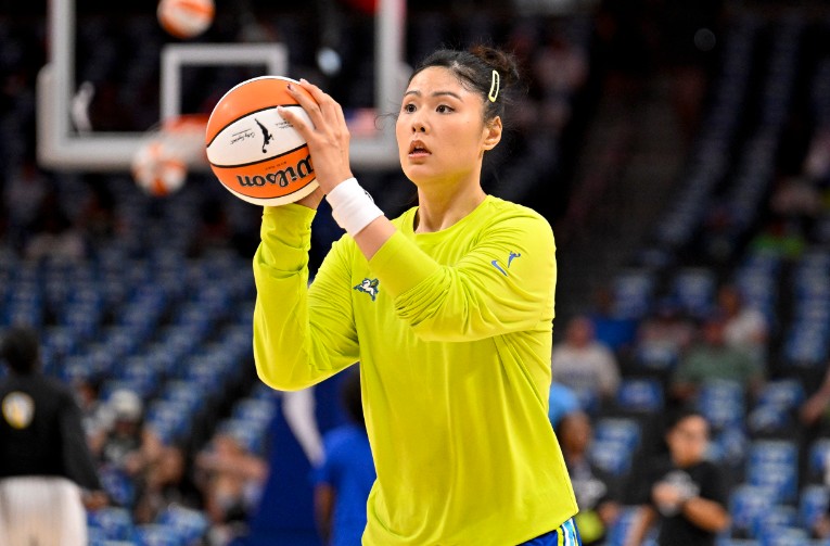 Li Yueru, who plays for the Dallas Wings, led China in scoring at the Paris Olympics. REUTERS