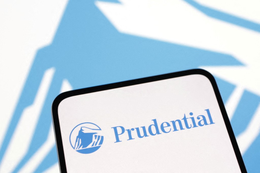 Prudential Financial Inc logo is seen displayed in this illustration taken, April 10, 2023. REUTERS/Dado Ruvic