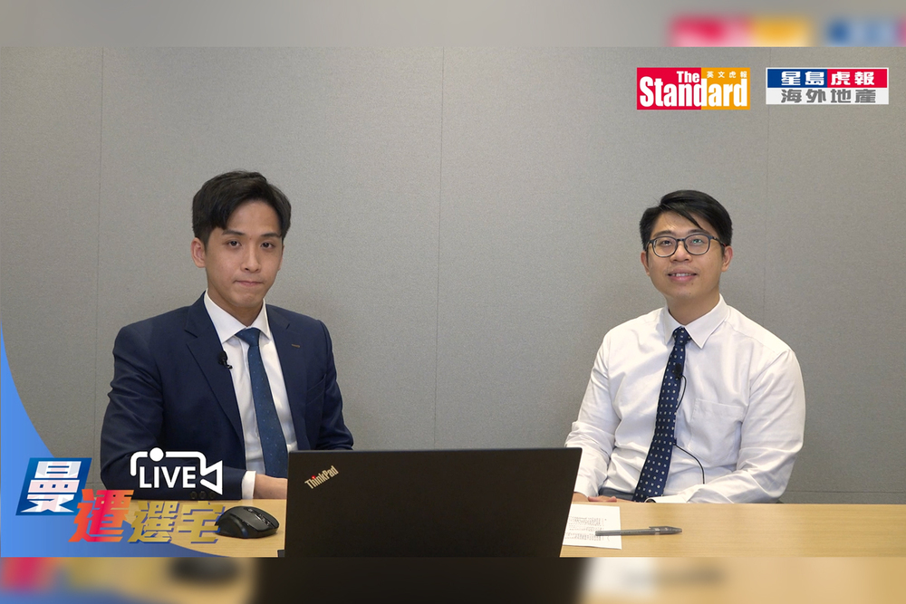 (from left) Brian So, Tsang Kwong Yue