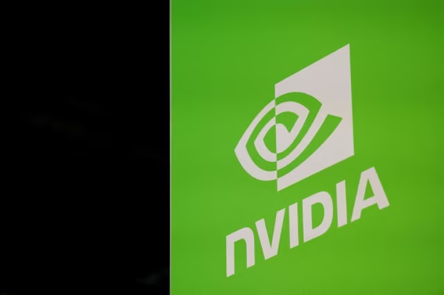 The Nvidia logo, on display at HPE Discover Las Vegas 2026, in Las Vegas, Nevada, U.S., June 16, 2026. REUTERS/Caroline Brehman/File Photo