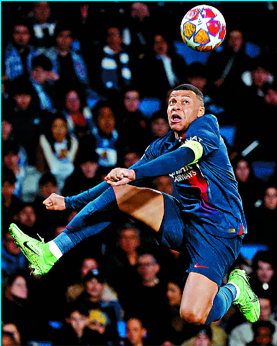 Kylian Mbappe plays an entire match for the first time since informing PSG he is leaving at the end of the season. REUTERS Kylian Mbappe plays an entire match for the first time since informing PSG he is leaving at the end of the season. REUTERS