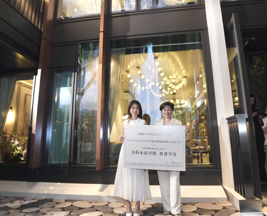 Cannas Ho Ka-yan, director of sales and marketing at NWD, left.