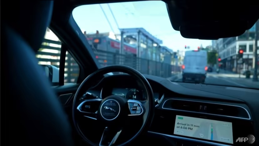 This Aug 25, 2023, screen grab shows a Waymo car in San Francisco, one of the driverless vehicles residents in the US city are starting to use to get around town. (Photo: AFP) This Aug 25, 2023, screen grab shows a Waymo car in San Francisco, one of the driverless vehicles residents in the US city are starting to use to get around town. (Photo: AFP)
